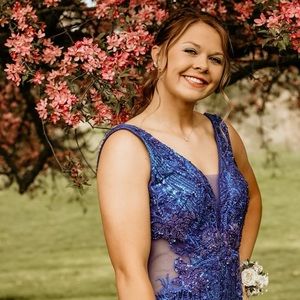 Royal blue Prom Dress